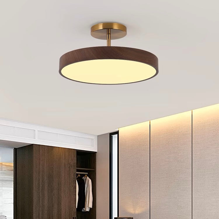Modern Glow LED Semi-Mount Ceiling Light