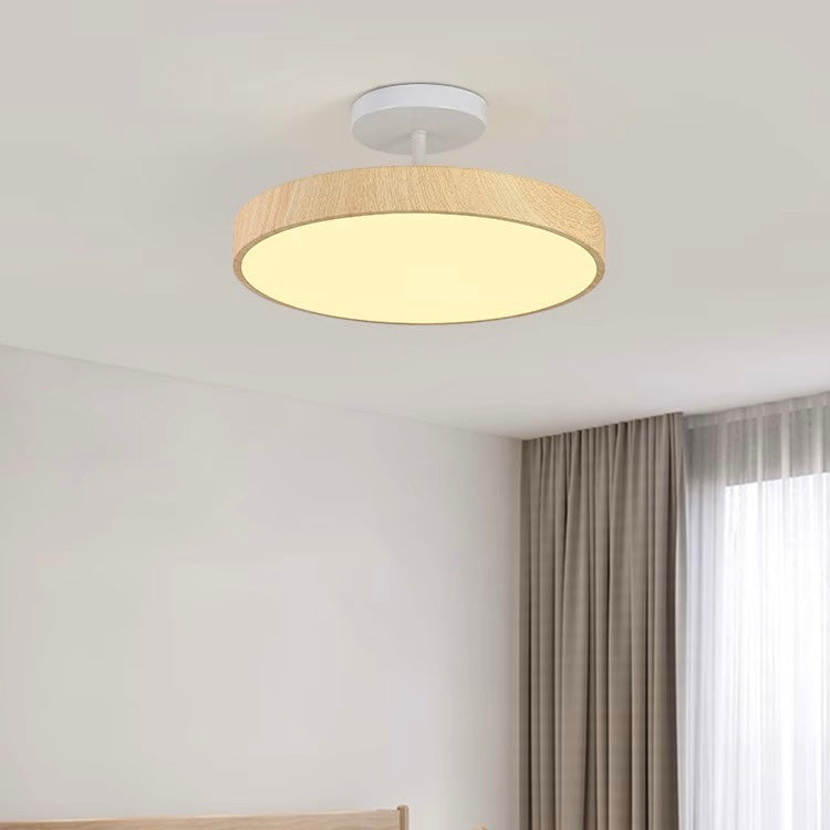 Modern Glow LED Semi-Mount Ceiling Light
