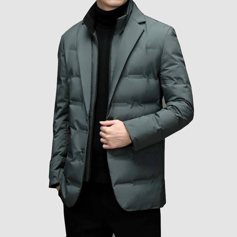 Men's Puffer Winter Coat | Zip Up