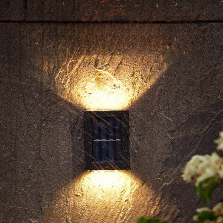 Solar-Powered Outdoor Wall Lights