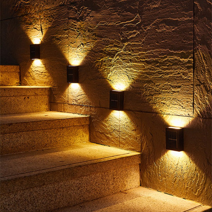 Solar-Powered Outdoor Wall Lights