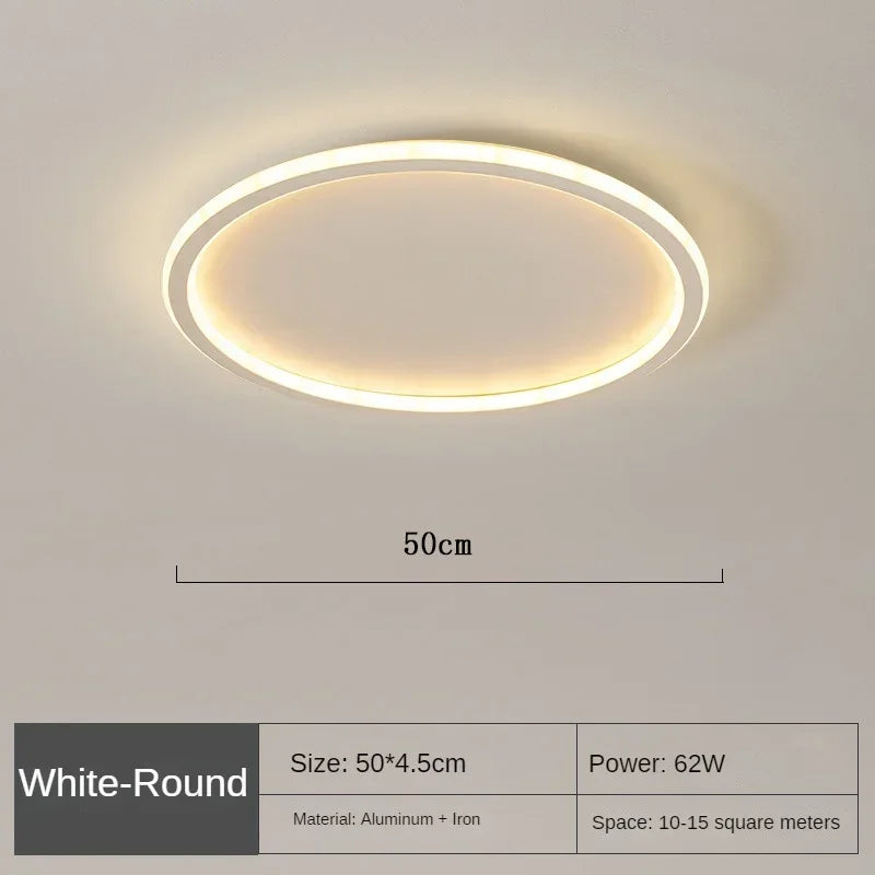 Variant image for Scandinavian Round LED Ceiling Light Fixture for Modern Living Spaces-23