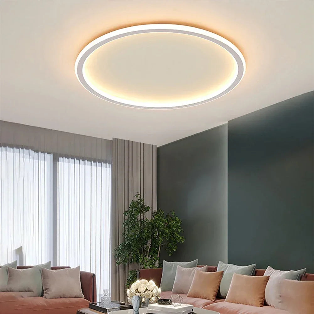 Scandinavian Round LED Ceiling Light Fixture