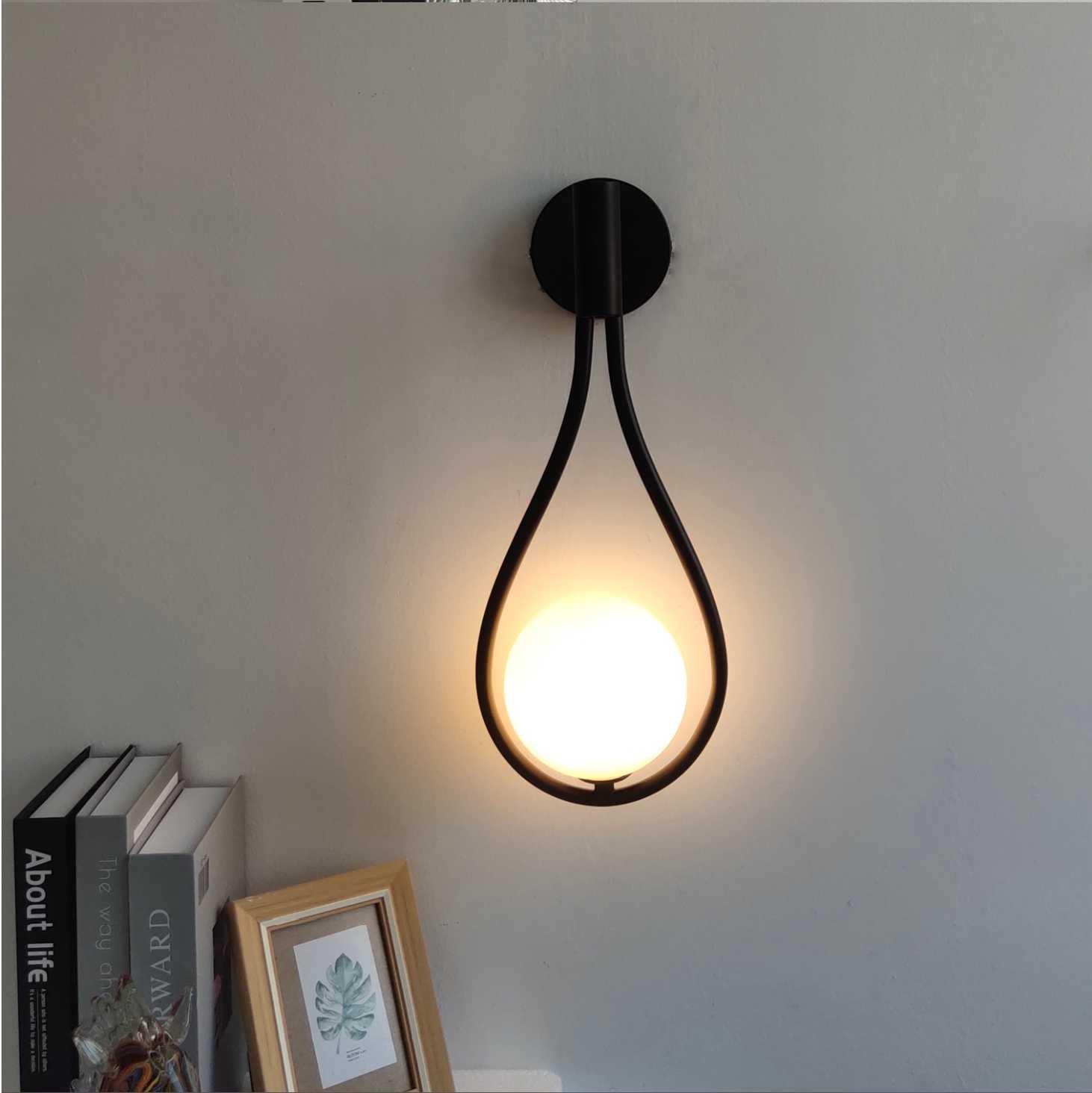 Teardrop Shaped Wall Light