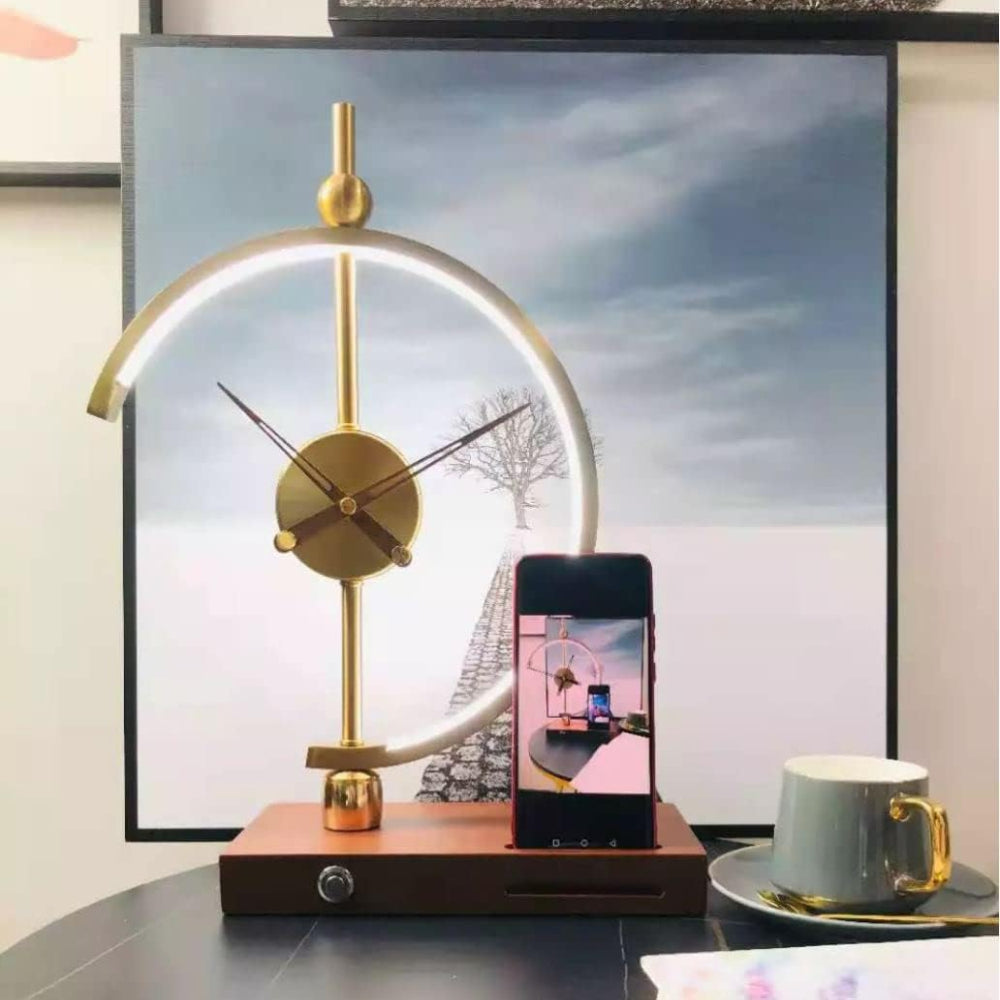 Minimalist 3-in-1 LED Clock Lamp