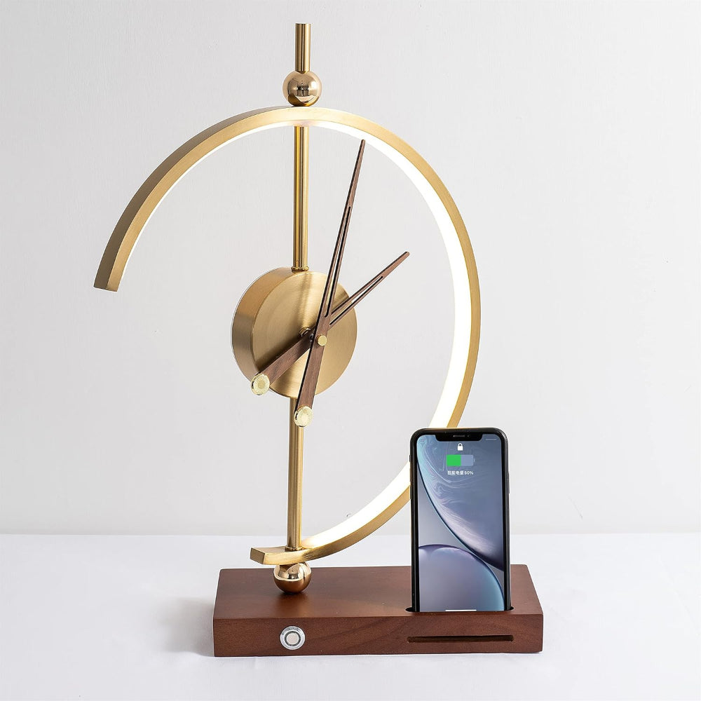 Minimalist 3-in-1 LED Clock Lamp