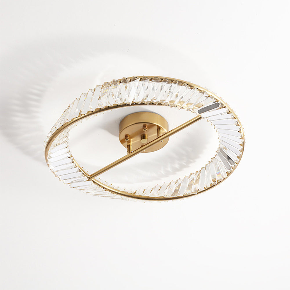 Crystal LED Round Ceiling Light