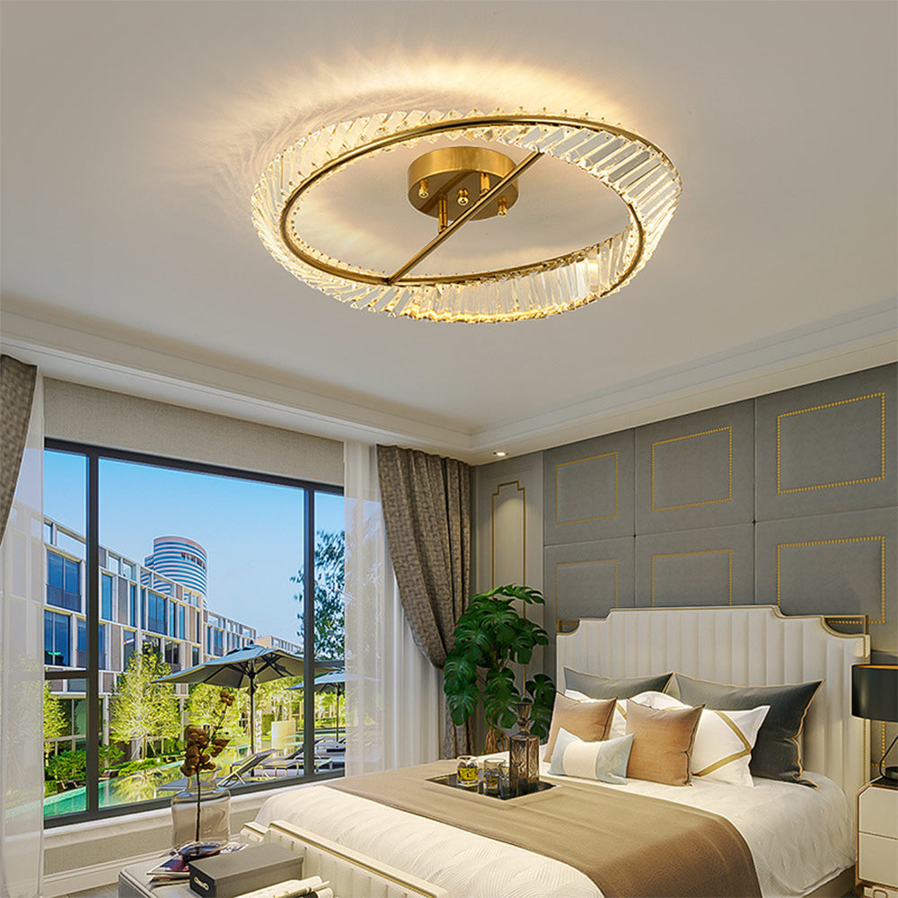 Crystal LED Round Ceiling Light