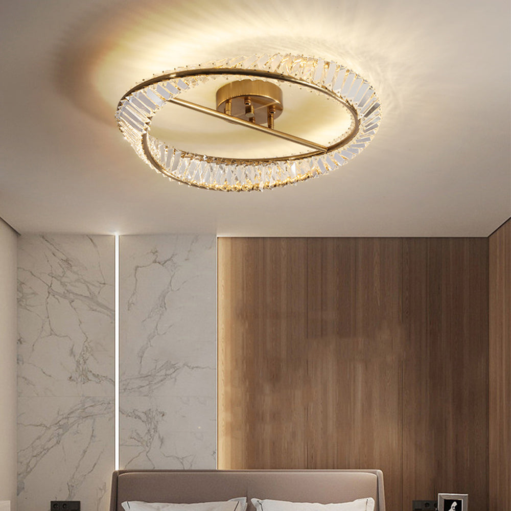 Crystal LED Round Ceiling Light