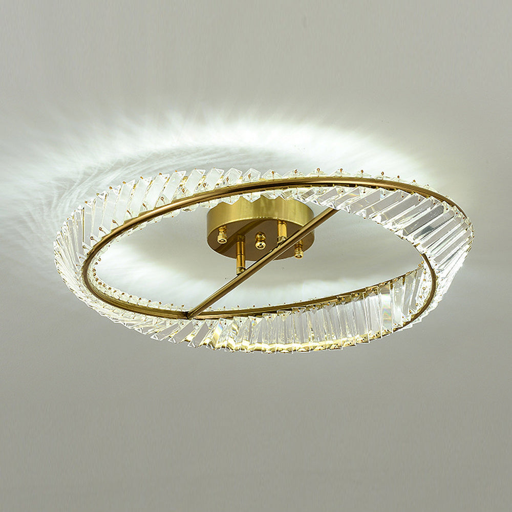 Crystal LED Round Ceiling Light