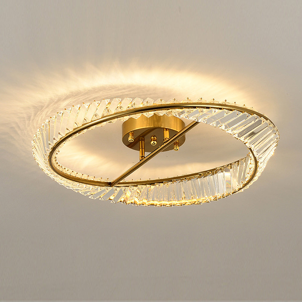 Crystal LED Round Ceiling Light