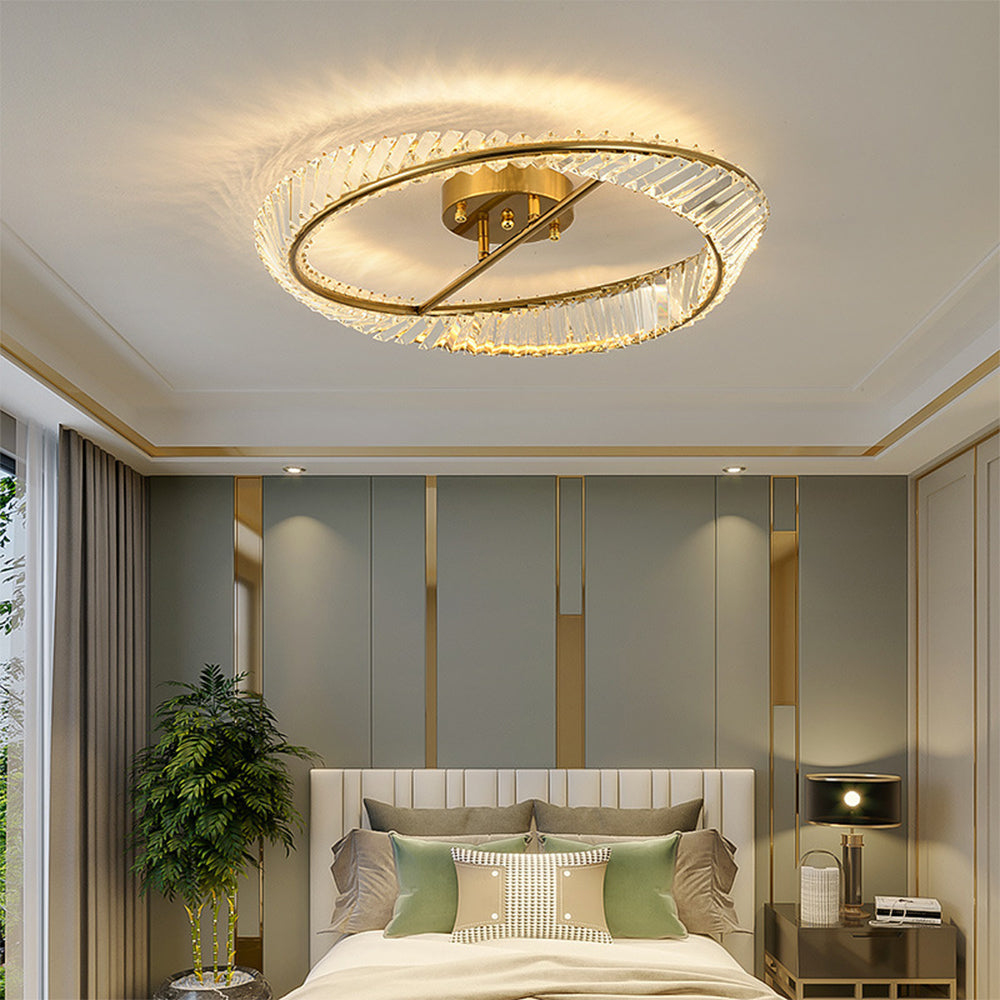 Crystal LED Round Ceiling Light