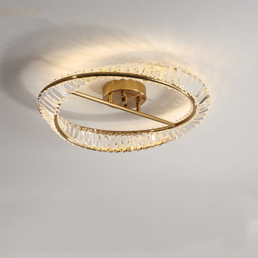 Crystal LED Round Ceiling Light