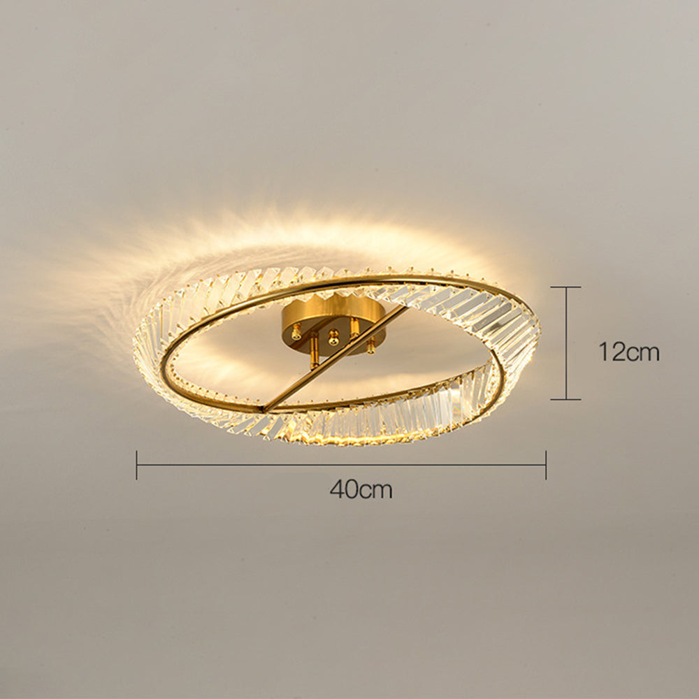 Crystal LED Round Ceiling Light