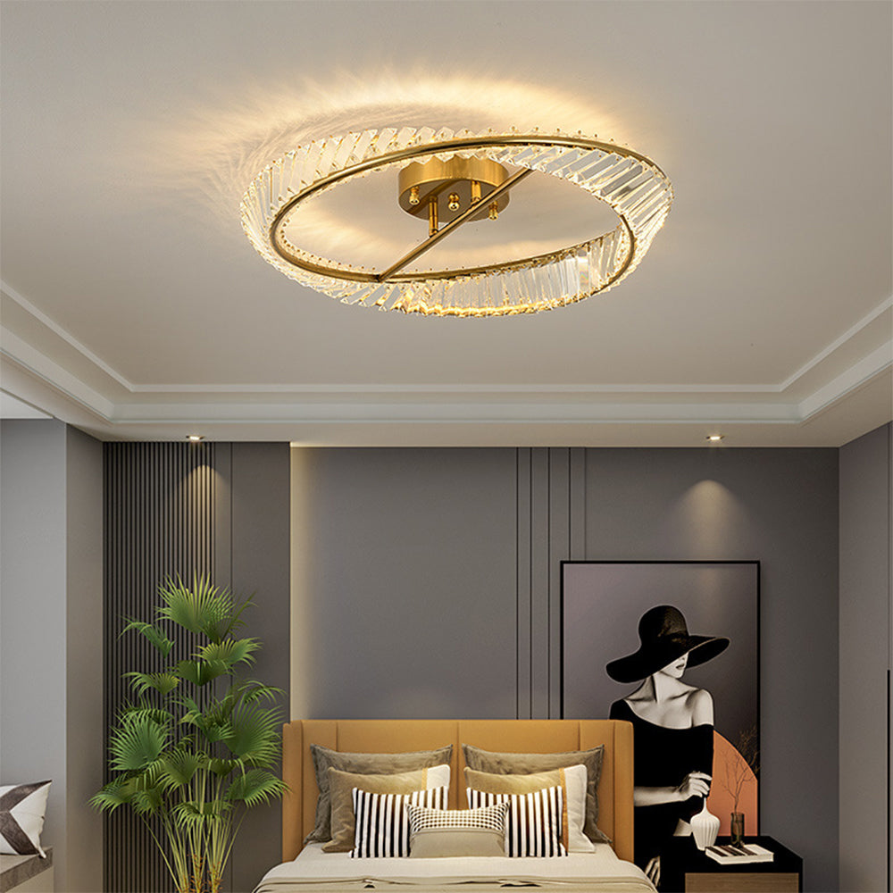 Crystal LED Round Ceiling Light