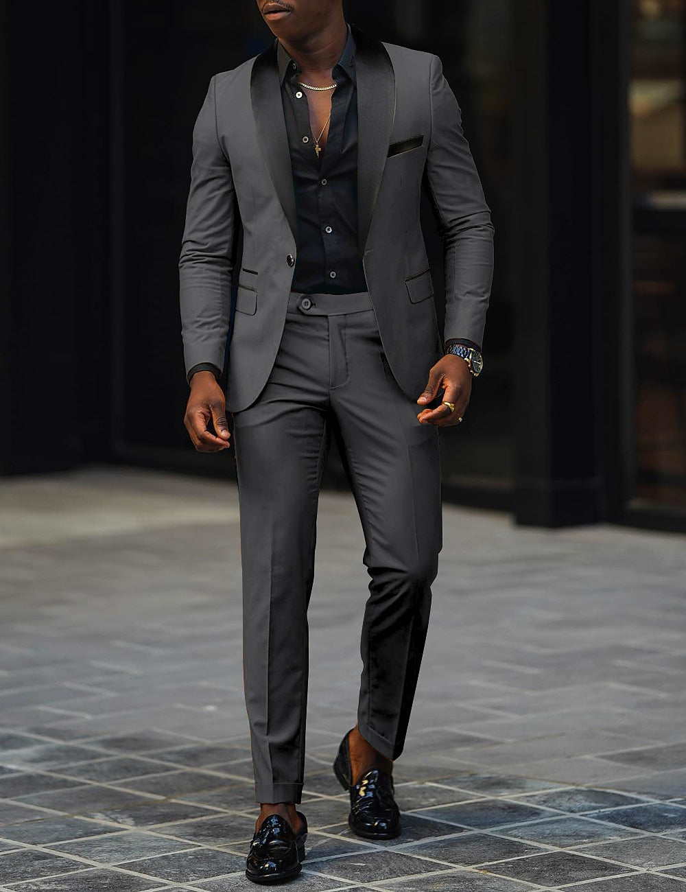 Men's Two Piece Business Formal Suits | Single Breasted