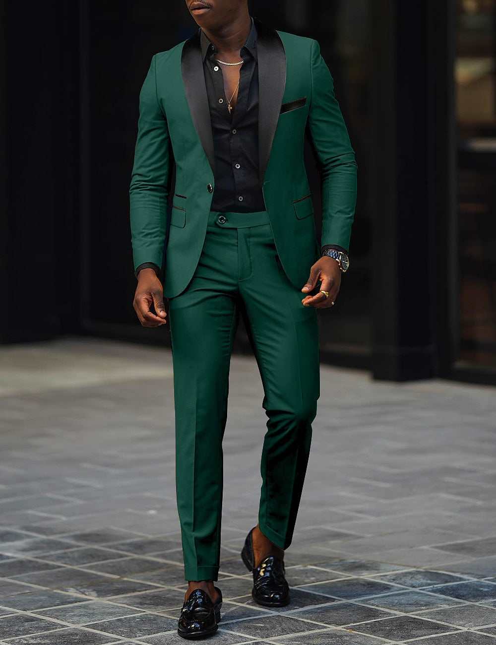 Men's Two Piece Business Formal Suits | Single Breasted