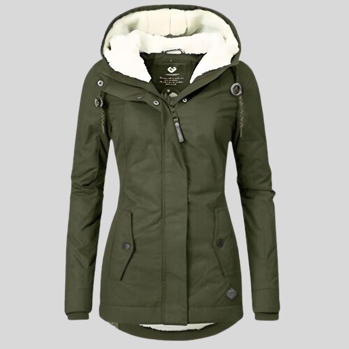 Women's Warm Winter Coat | Zipper
