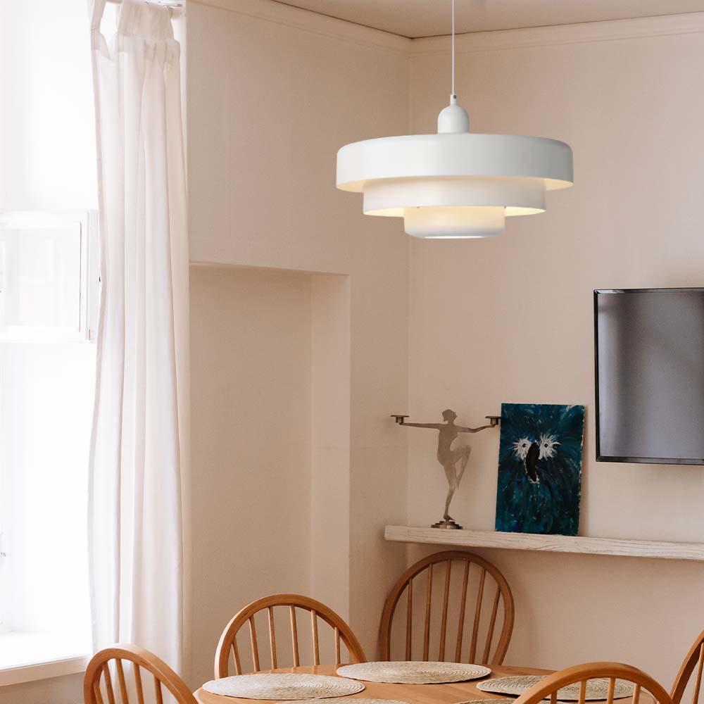Retro Pendant Light with a Creative Twist