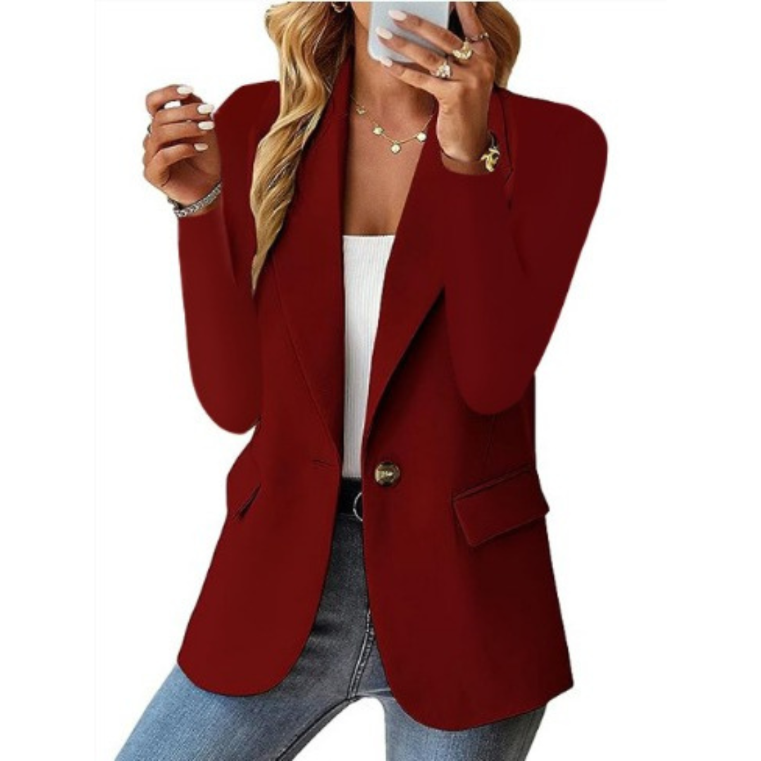 Women's Single Button Blazer | Casual