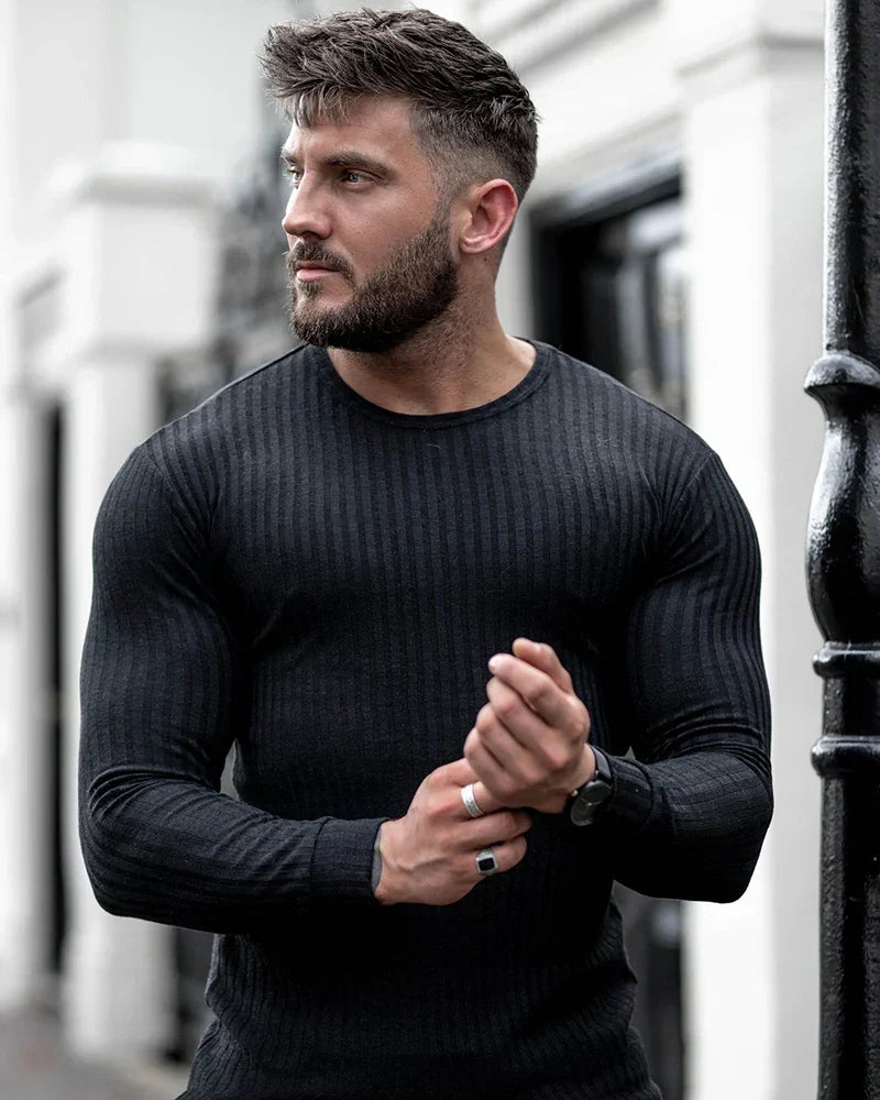 Men's Slim Fit Sweater | Long Sleeve