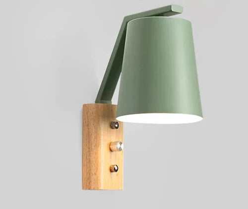 Modern LED Wall Light Made of Wood – Stylish Wall Lamp for Living Room & Bedroom