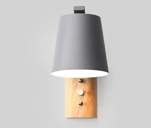Modern LED Wall Light Made of Wood – Stylish Wall Lamp for Living Room & Bedroom