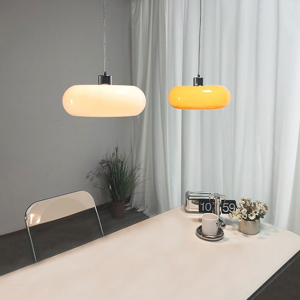 Opal Glass Sphere Pendant Lights