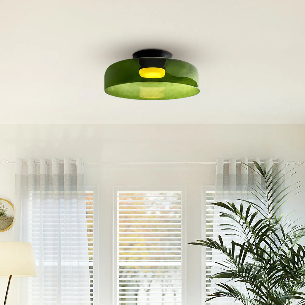 Scandinavian Artisan Glass Ceiling Pendant