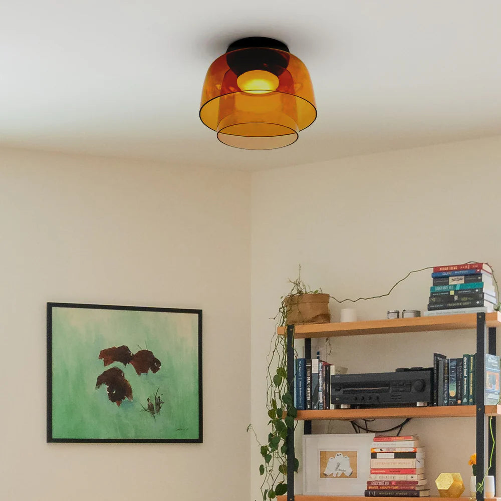 Scandinavian Artisan Glass Ceiling Pendant