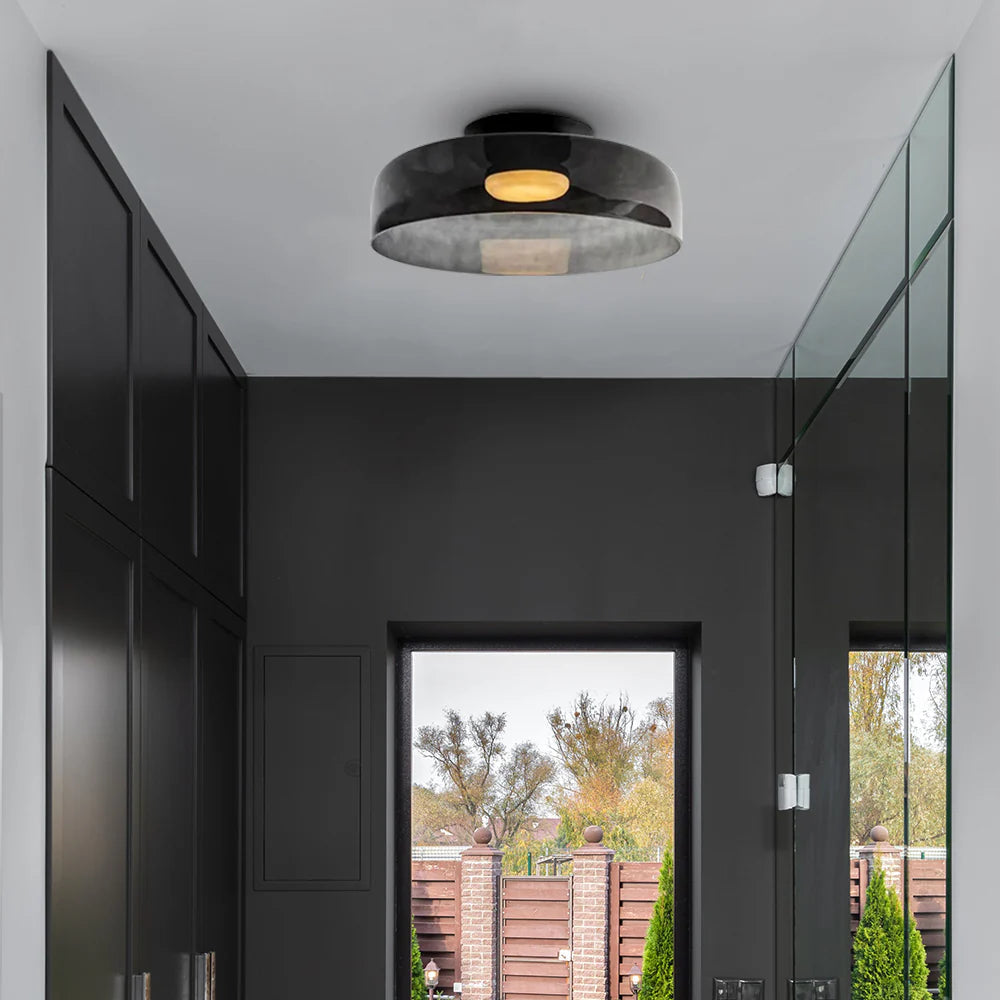 Scandinavian Artisan Glass Ceiling Pendant