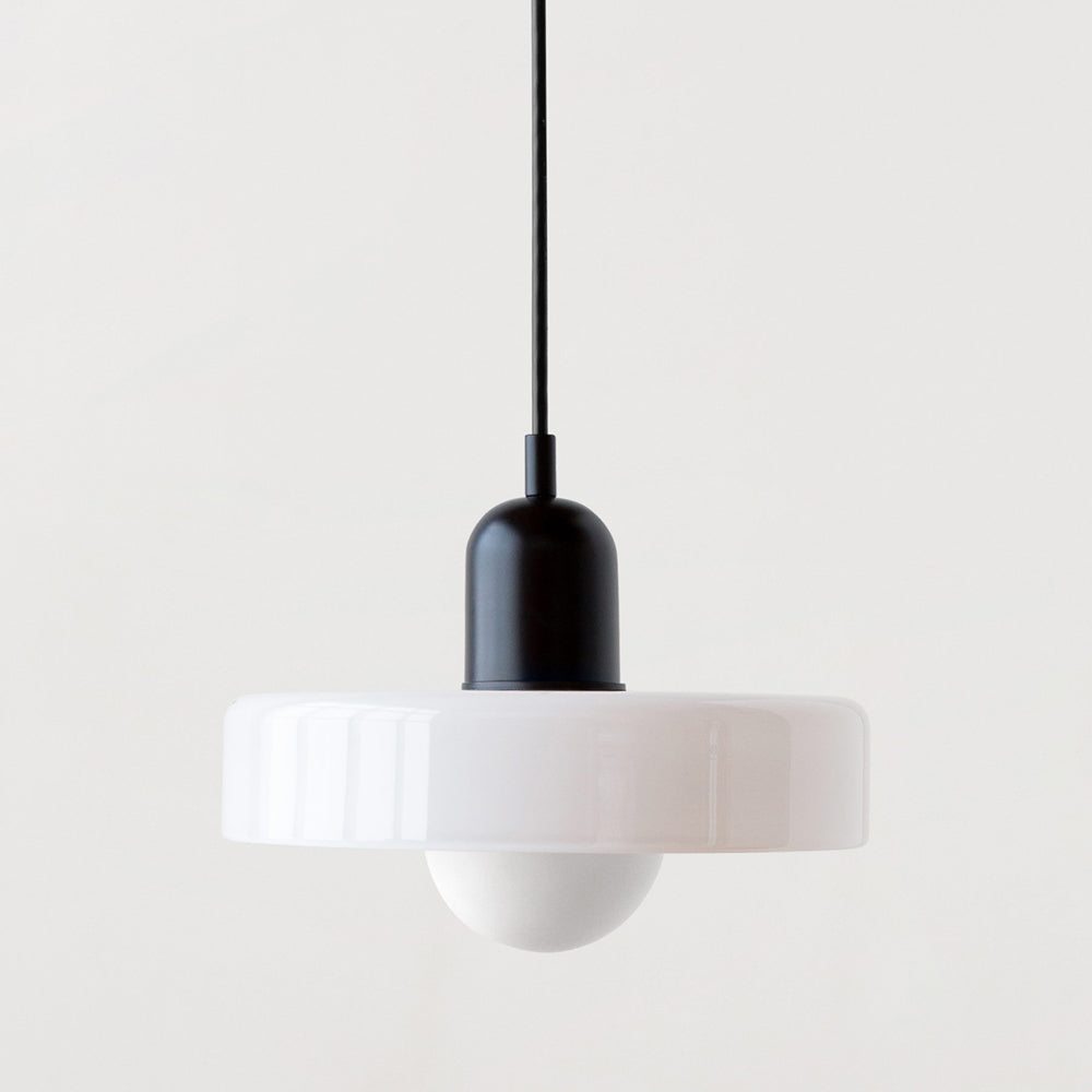Colorful Glass Pendant Lamp with Adjustable Suspension