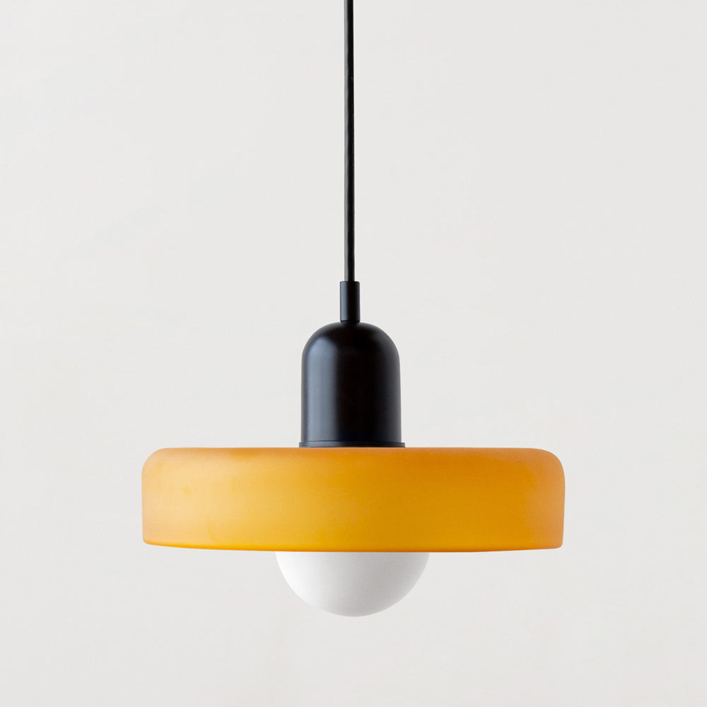 Variant image for Colorful Glass Pendant Lamp with Adjustable Suspension for Kitchen Lighting-16