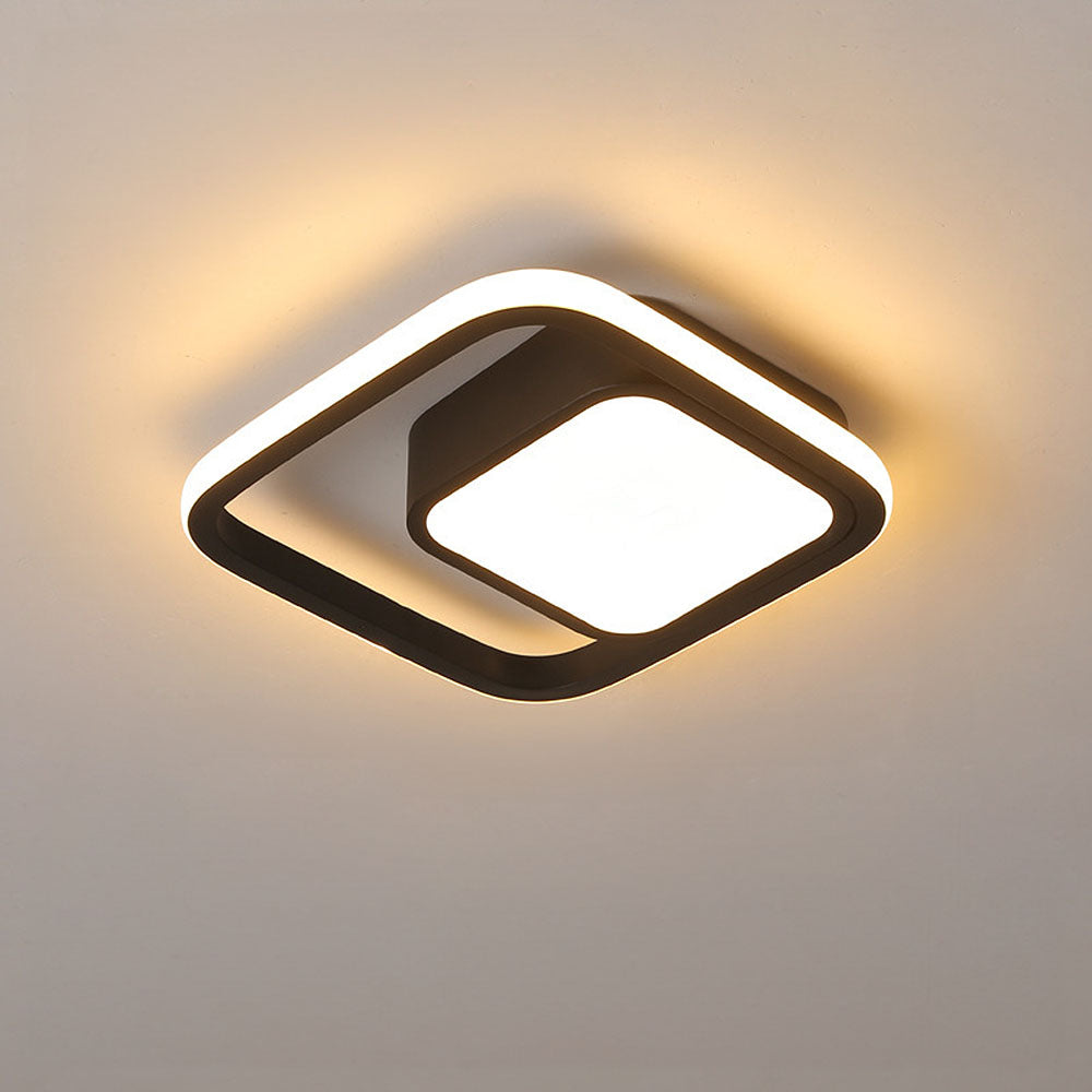 Modern Minimalist Halo Duo Ceiling Light