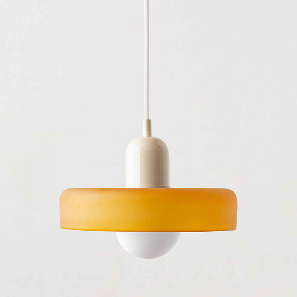 Variant image for Colorful Glass Pendant Lamp with Adjustable Suspension for Kitchen Lighting-20