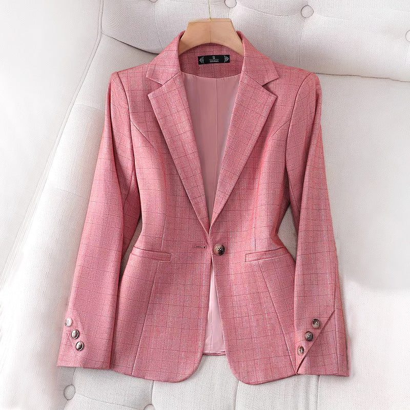Women's Formal Patterned Blazer | Long Sleeve