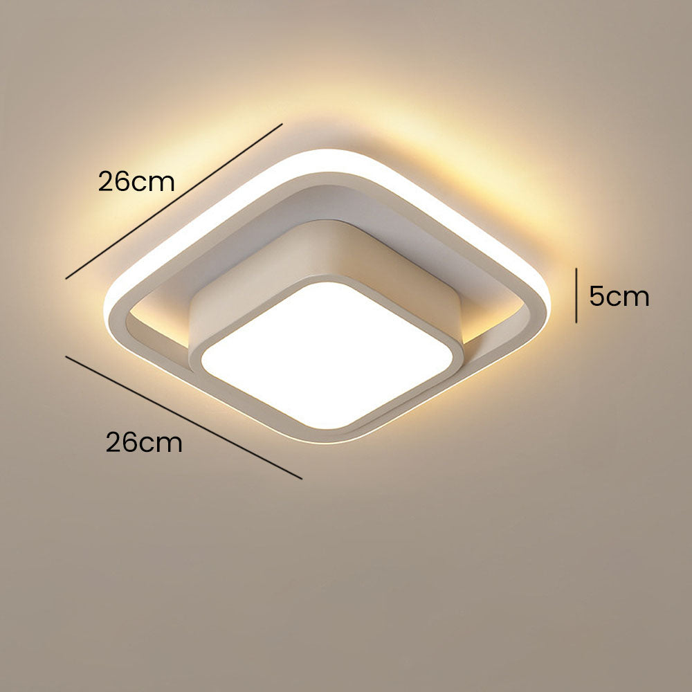 Modern Minimalist Halo Duo Ceiling Light