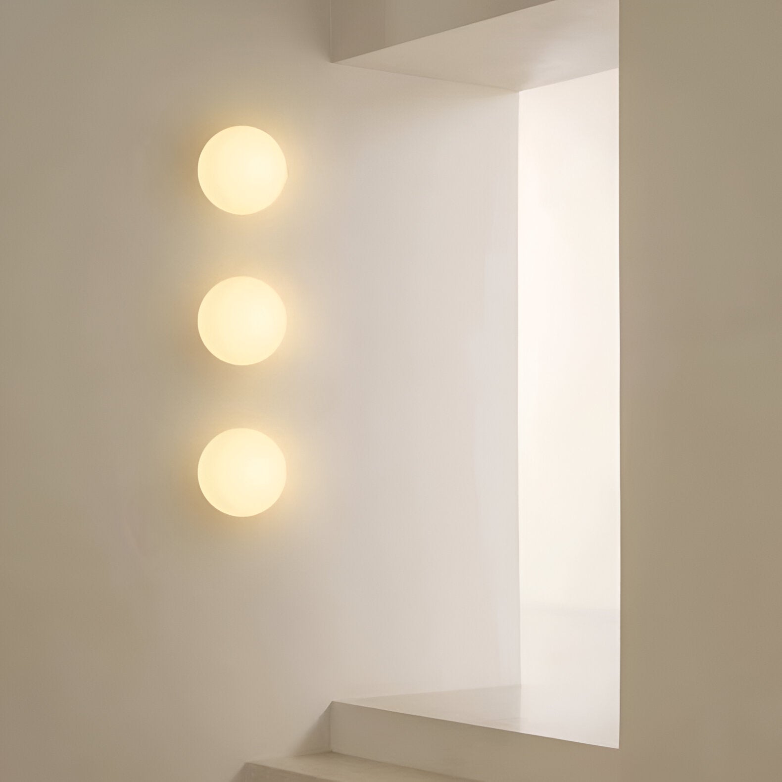 Modern Halo-Inspired LED Wall Light
