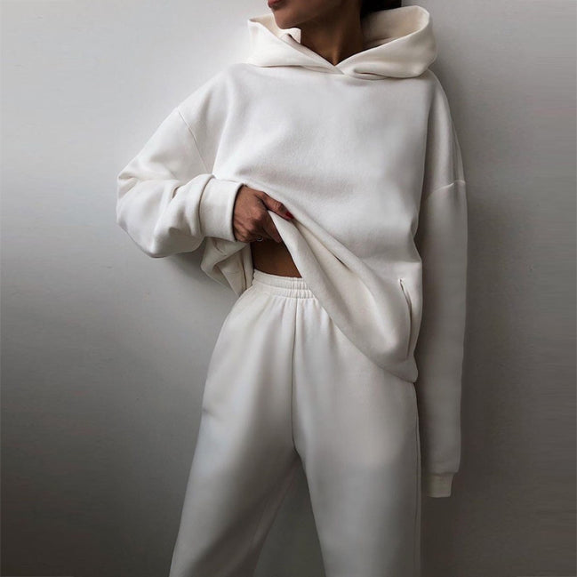 Women's Two Piece Tracksuit Set | Hooded