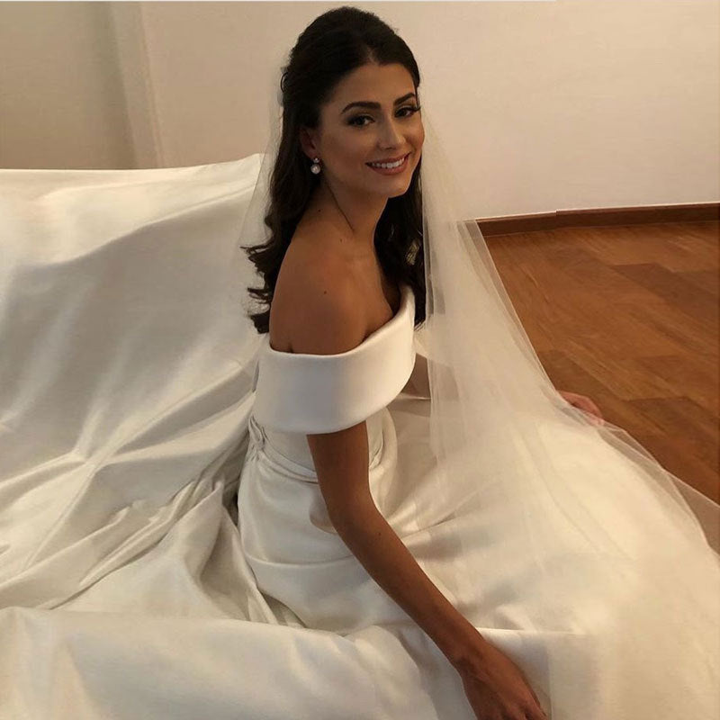 Women's Off the Shoulder Wedding Guest Dress | Maxi