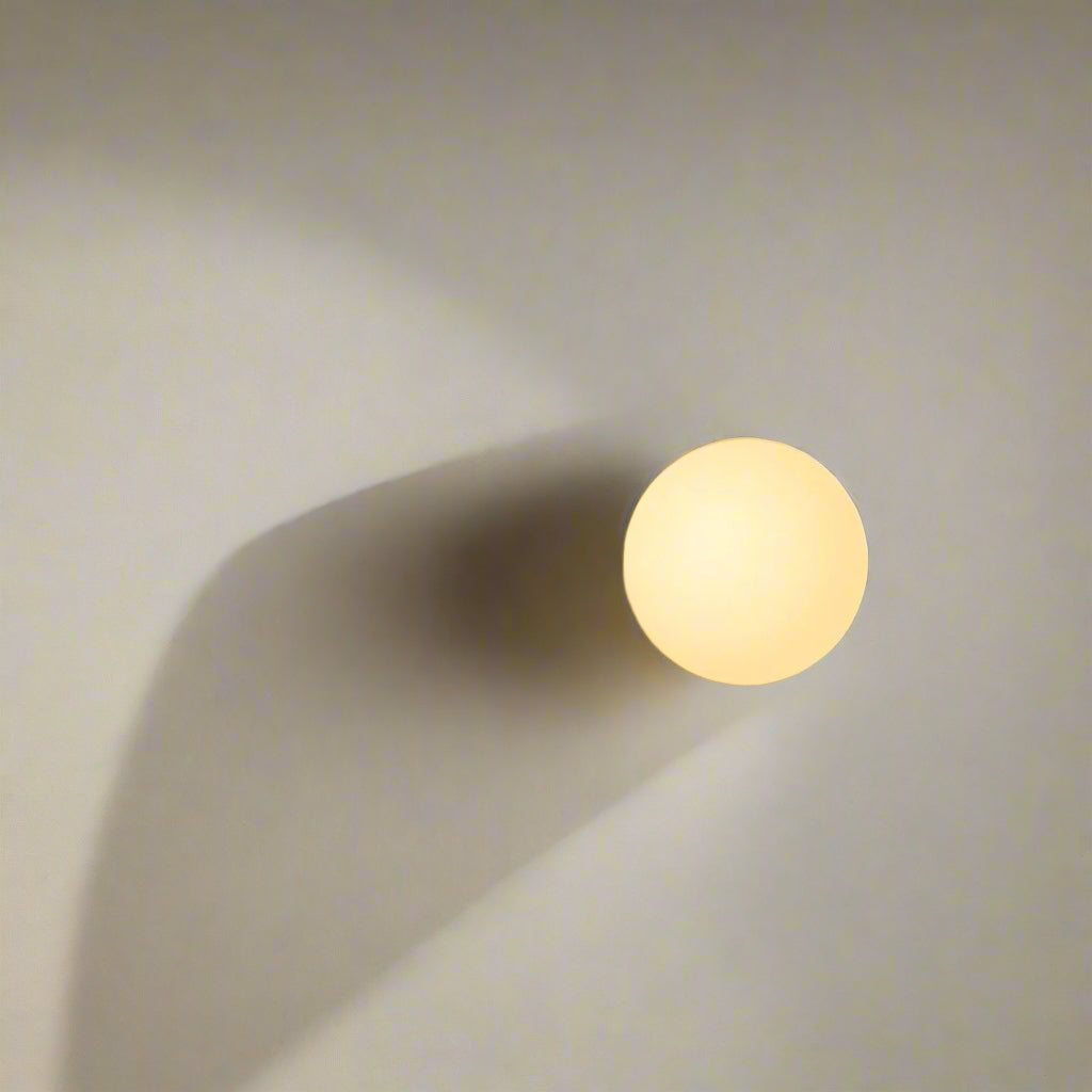 Modern Halo-Inspired LED Wall Light