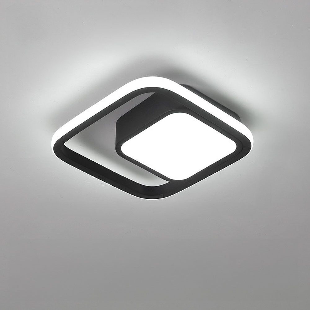 Modern Minimalist Halo Duo Ceiling Light