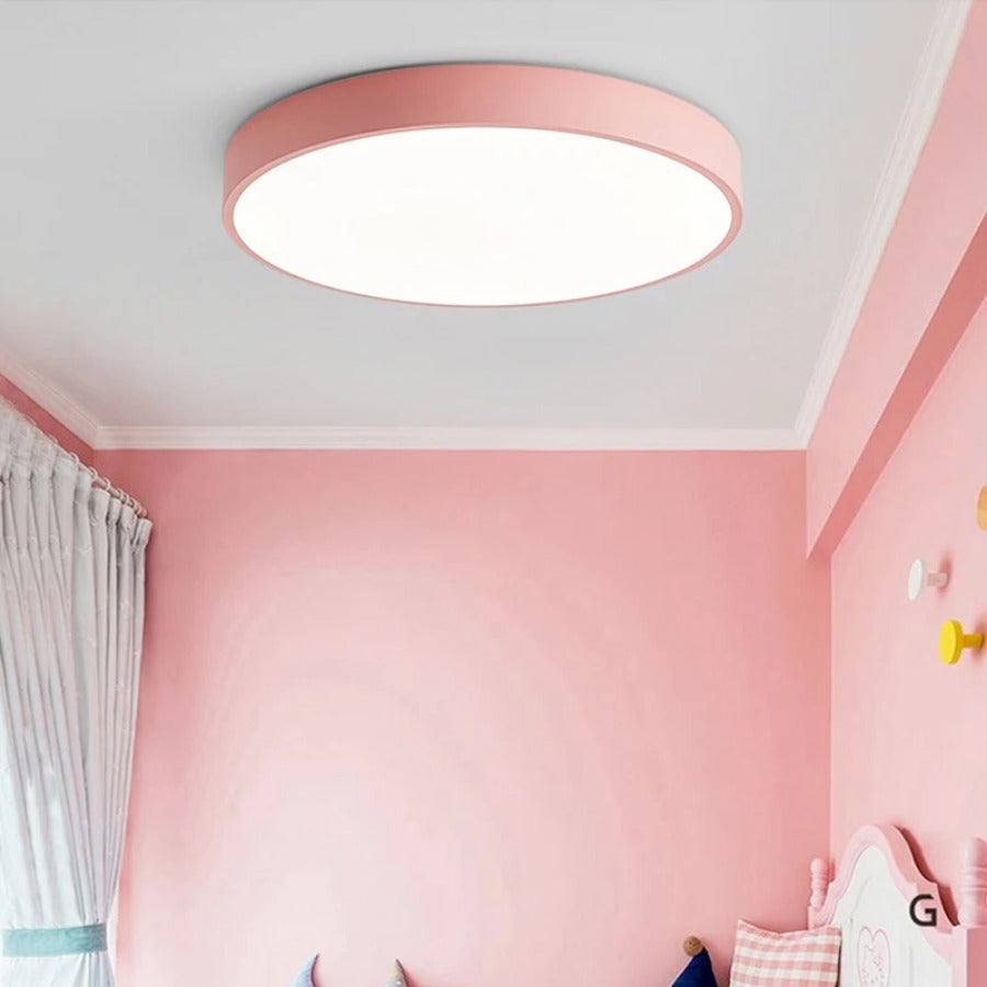 Scandinavian Circular LED Ceiling Light Fixture