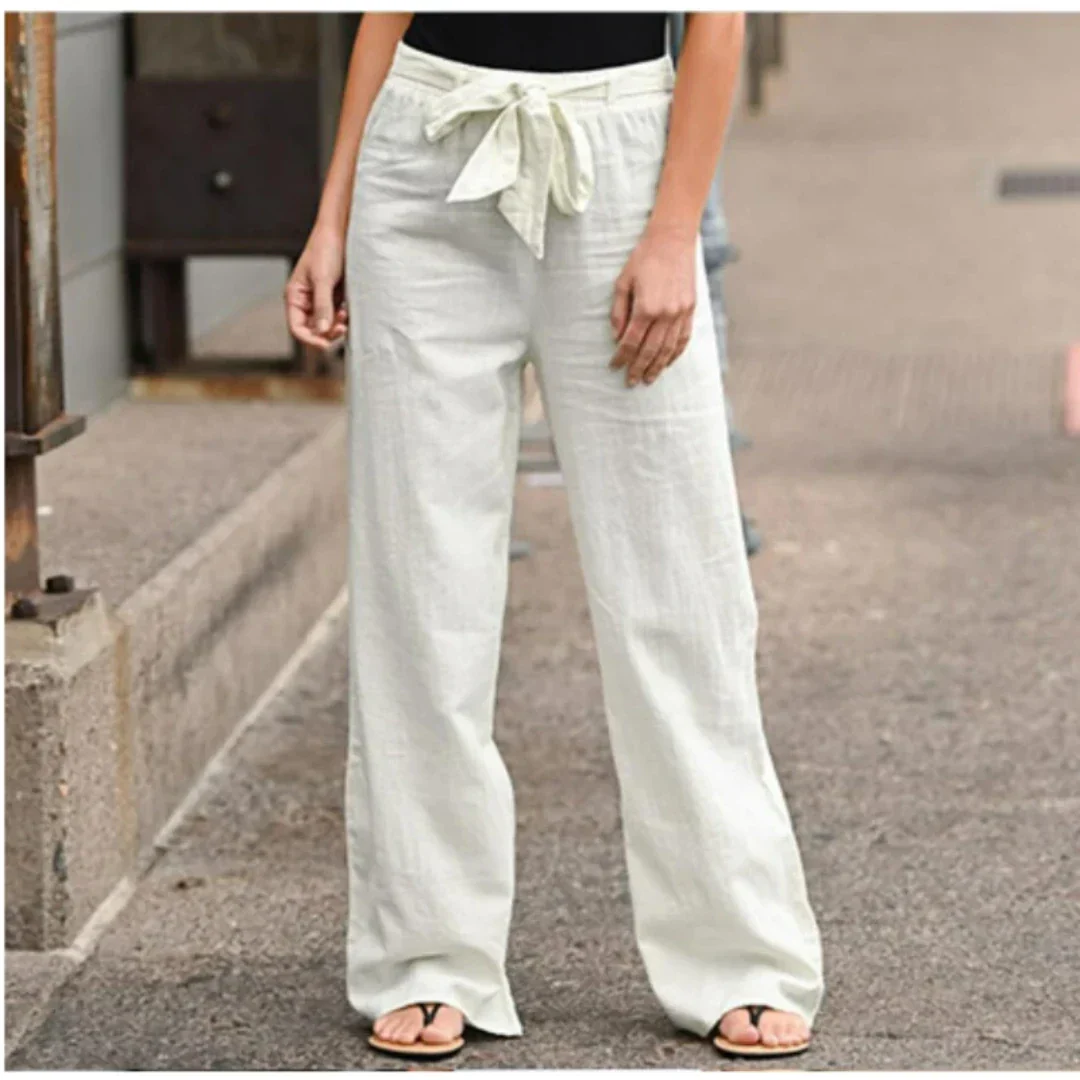 Women's Long Summer Pants | Wide Leg