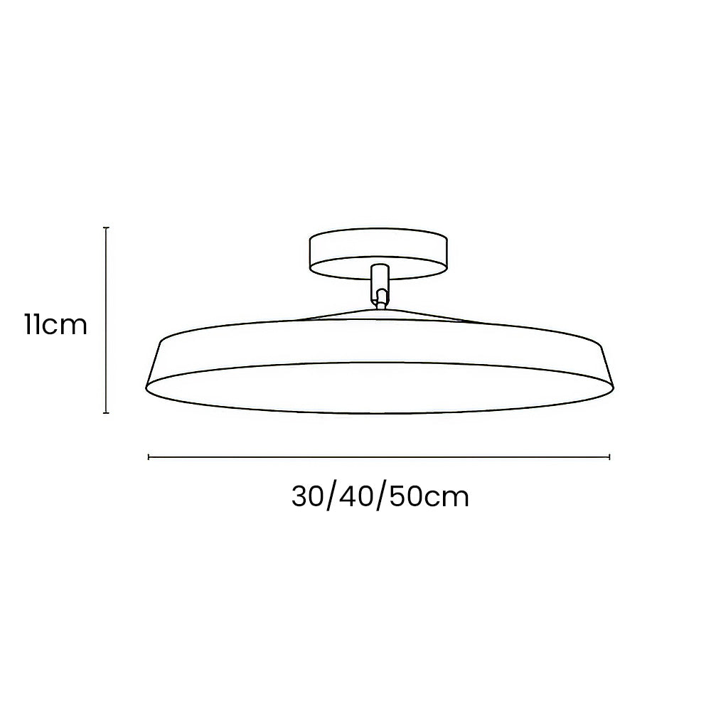 Modern Semi-Flush Ceiling Light