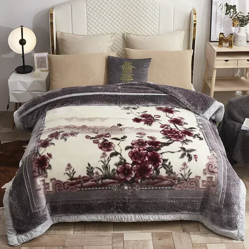 Super Soft Double Sided Weighted Blanket for Bedroom