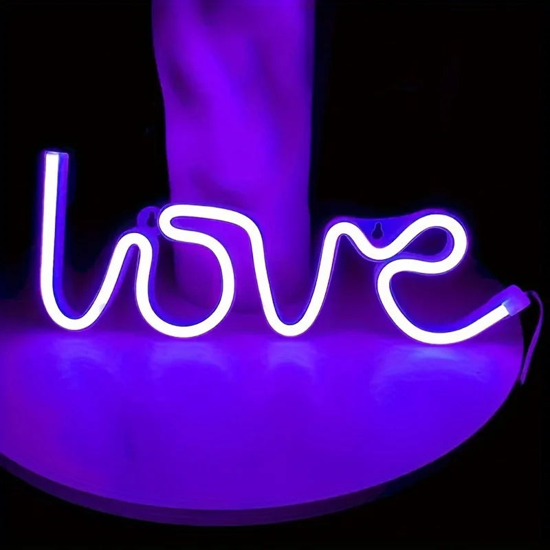 Bold & Vibrant Neon LED Wall Light
