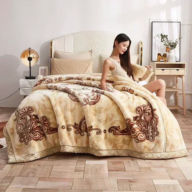 European-Inspired Ultra-Thick Winter Weighted Blanket