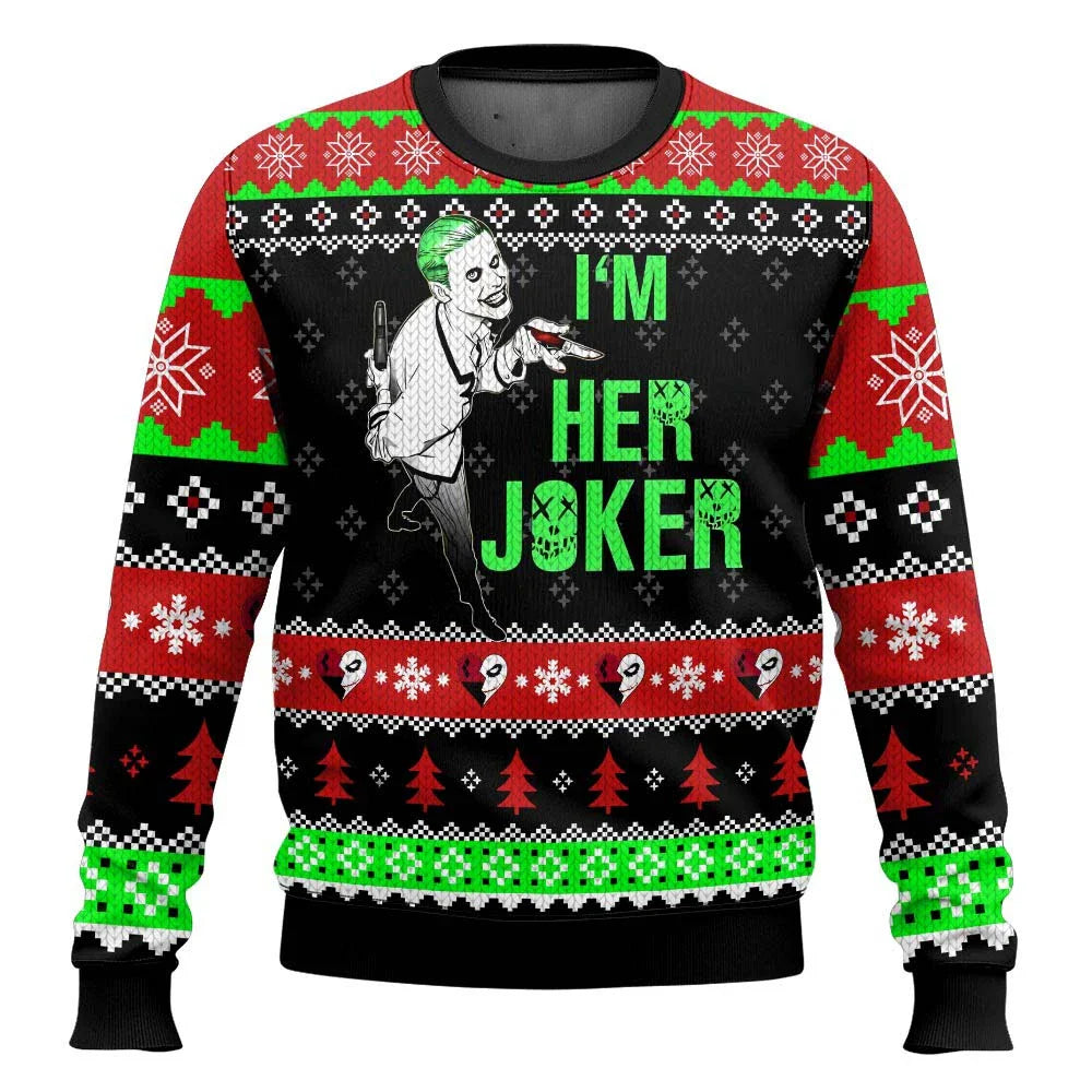 Round Neck Christmas Jumper | Printed