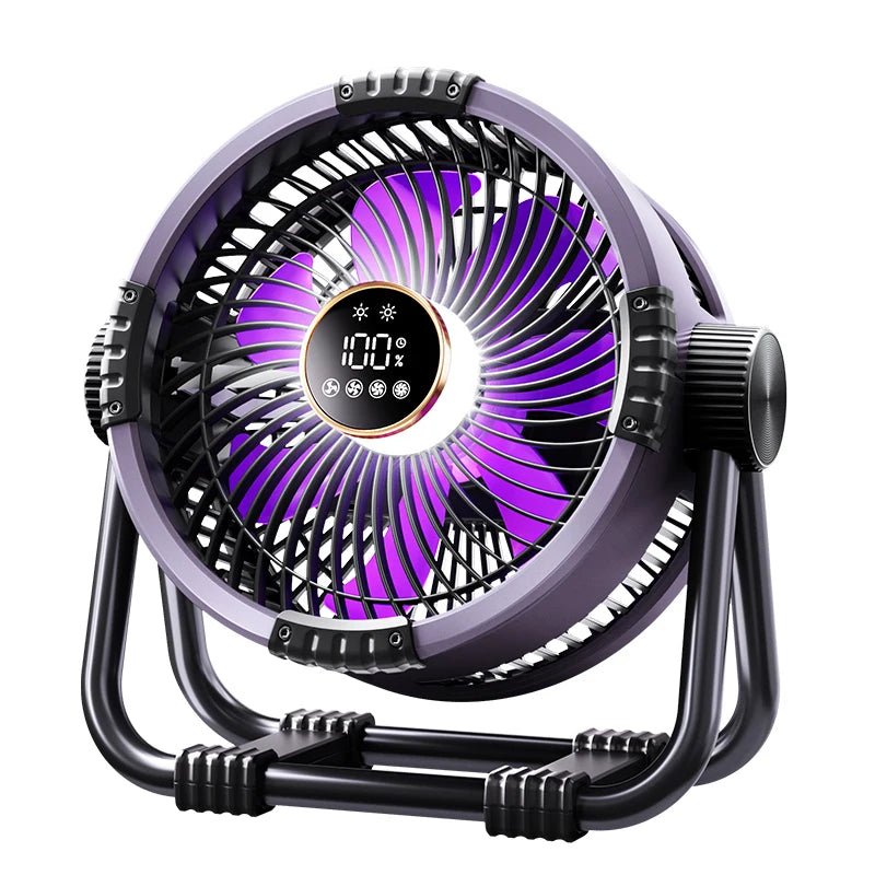 Rechargeable Camping Table Fan